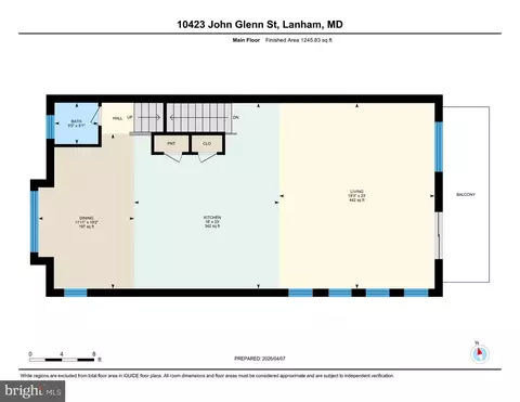 Floorplan - 10423 John Glenn St, Lanham, MD 20706 photo 3 of 3