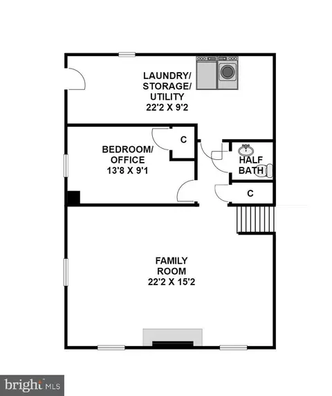 Floorplan - 16011 Jerald Rd, Laurel, MD 20707 photo 3 of 3