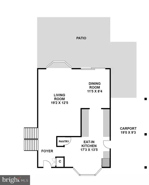Floorplan - 16011 Jerald Rd, Laurel, MD 20707 photo 1 of 3