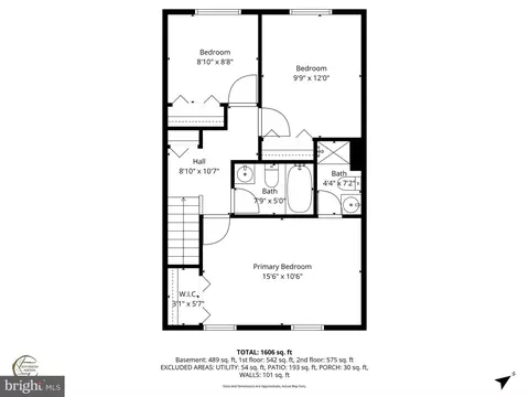 Floorplan - 15732 Millbrook Ln #79, Laurel, MD 20707 photo 1 of 4