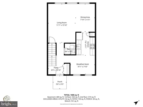 Floorplan - 15732 Millbrook Ln #79, Laurel, MD 20707 photo 2 of 4
