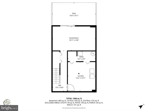 Floorplan - 15732 Millbrook Ln #79, Laurel, MD 20707 photo 4 of 4