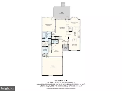 Floorplan - 14215 Greenview Dr, Laurel, MD 20708 photo 1 of 3