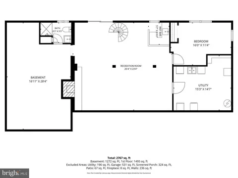 Floorplan - 15701 Bald Eagle School Rd, Brandywine, MD 20613 photo 2 of 6