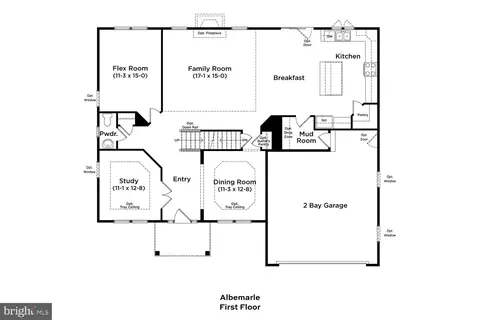 Floorplan - TBB While Away Drive #ALBEMARLE, Bowie, MD 20716 photo 8 of 11