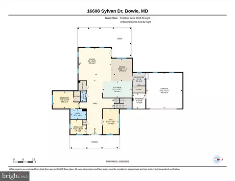 Floorplan - 16608 Sylvan Dr, Bowie, MD 20715 photo 2 of 4