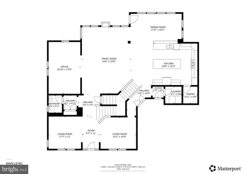 Floorplan - 6102 Oglethorpe Mill Dr, Brandywine, MD 20613 photo 1 of 3