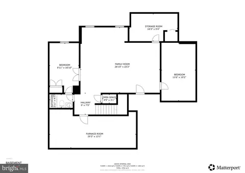 Floorplan - 6102 Oglethorpe Mill Dr, Brandywine, MD 20613 photo 2 of 3