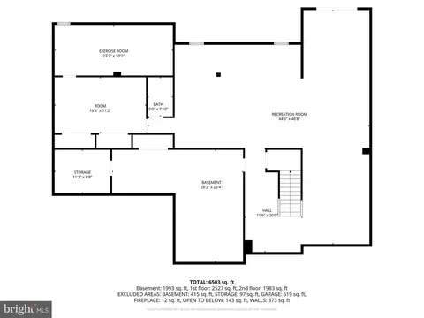 Floorplan - 7406 White Plains Ln, Brandywine, MD 20613 photo 3 of 4