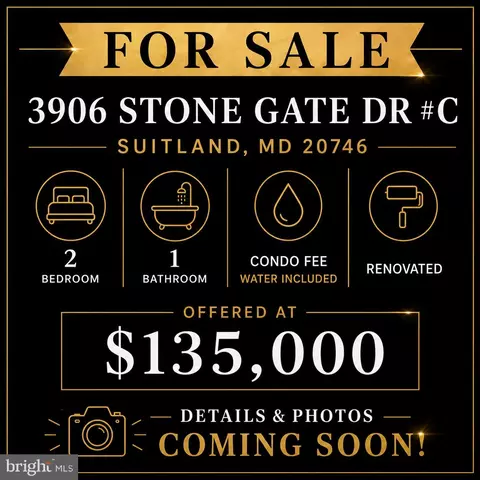 3906 Stone Gate Dr #C, Suitland, MD 20746