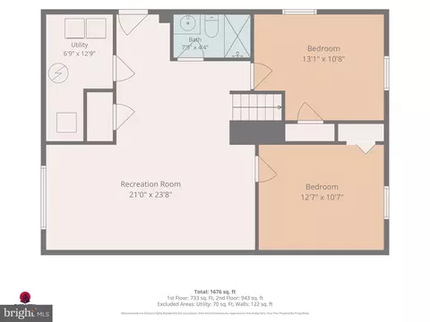 Floorplan - 5521 Belva St, Lanham, MD 20706 photo 2 of 3