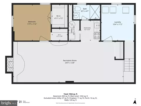 Floorplan - 7500 Terra Alta Ct, Lanham, MD 20706 photo 1 of 3