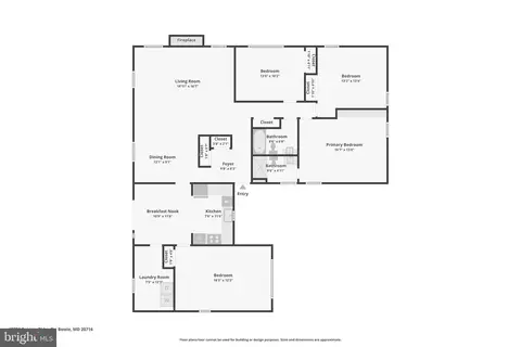 Floorplan - 15751 Pointer Ridge Dr, Bowie, MD 20716 photo 1 of 1