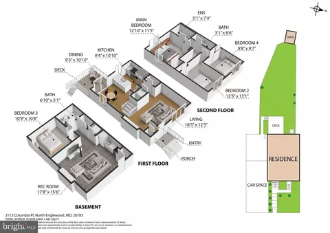 Floorplan - 2112 Columbia Pl, Landover, MD 20785 photo 1 of 2