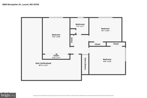 Floorplan - 8808 Montpelier Dr, Laurel, MD 20708 photo 2 of 3