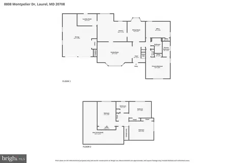 Floorplan - 8808 Montpelier Dr, Laurel, MD 20708 photo 3 of 3