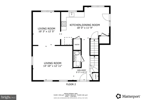 Floorplan - 8707 Delphi Dr, Clinton, MD 20735 photo 2 of 3