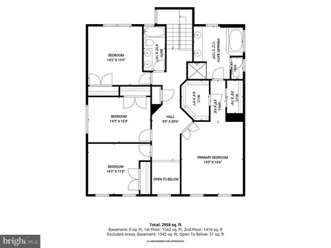 Floorplan - 9620 Byward Blvd, Bowie, MD 20721 photo 2 of 3