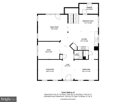 Floorplan - 9620 Byward Blvd, Bowie, MD 20721 photo 1 of 3