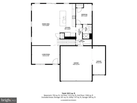 Floorplan - 800 Moore Gate Way, Bowie, MD 20716 photo 4 of 4