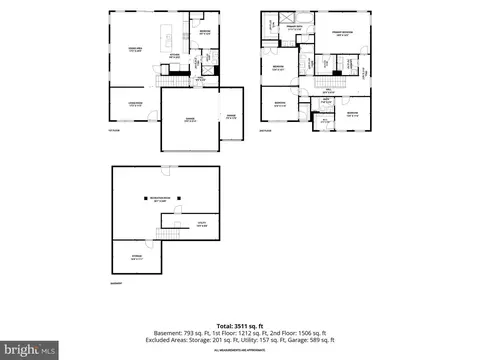 Floorplan - 800 Moore Gate Way, Bowie, MD 20716 photo 3 of 4