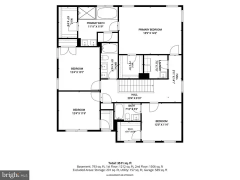 Floorplan - 800 Moore Gate Way, Bowie, MD 20716 photo 2 of 4