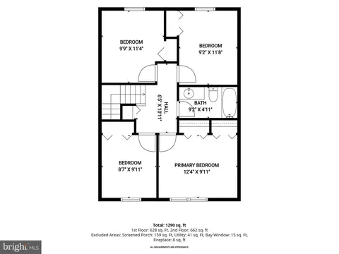 Floorplan - 934 West St, Laurel, MD 20707 photo 2 of 3