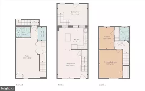 Floorplan - 835 4th St, Laurel, MD 20707 photo 1 of 1