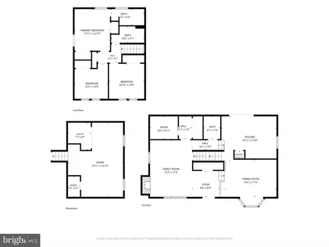 Floorplan - 9602 Dubarry Ave, Lanham, MD 20706 photo 3 of 3