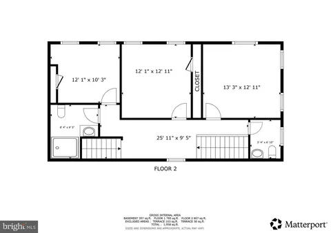 Floorplan - 201 Main St, Laurel, MD 20707 photo 3 of 4
