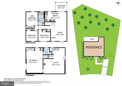 Floorplan - 5607 Haddon Dr, Lanham, MD 20706 photo 2 of 2