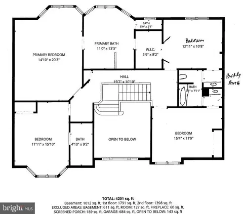 Floorplan - 13901 Mount Oak Ct, Bowie, MD 20721 photo 2 of 3