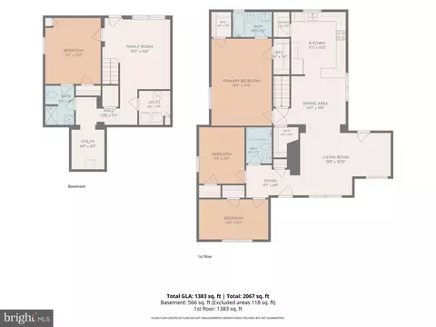 Floorplan - 9937 Franklin St, Lanham, MD 20706 photo 3 of 3