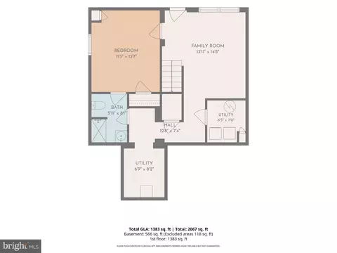 Floorplan - 9937 Franklin St, Lanham, MD 20706 photo 2 of 3