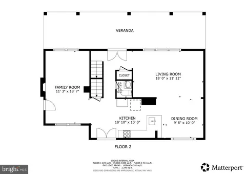 Floorplan - 7001 Marmick Pl, Laurel, MD 20707 photo 2 of 3