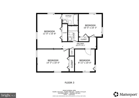 Floorplan - 7001 Marmick Pl, Laurel, MD 20707 photo 1 of 3