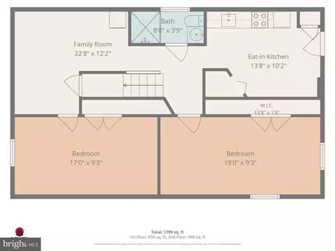 Floorplan - 111 Pepper Mill Dr, Capitol Heights, MD 20743 photo 1 of 3