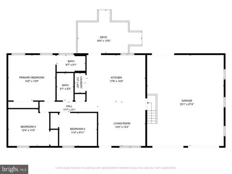 Floorplan - 16665 Three Notch Rd, Ridge, MD 20680 photo 1 of 1