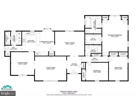Floorplan - 49993 Airedele Rd, Ridge, MD 20680 photo 1 of 1