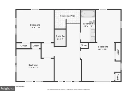 Floorplan - 16146 Thomas Rd, Piney Point, MD 20674 photo 2 of 3