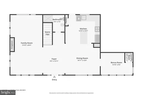Floorplan - 16146 Thomas Rd, Piney Point, MD 20674 photo 1 of 3