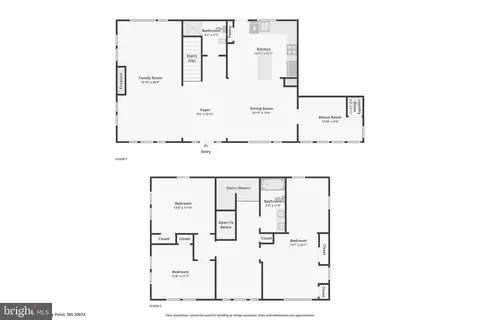 Floorplan - 16146 Thomas Rd, Piney Point, MD 20674 photo 3 of 3