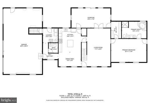 Floorplan - 5528 Marlan Dr, Trappe, MD 21673 photo 3 of 5