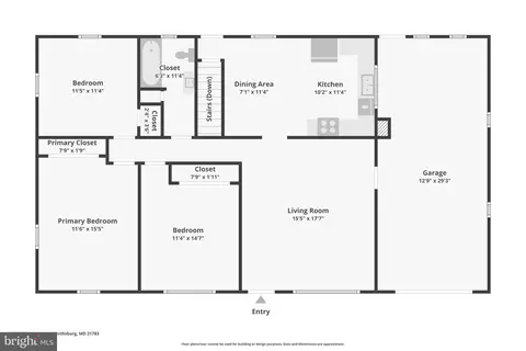 Floorplan - 11936 Comanche Dr, Smithsburg, MD 21783 photo 1 of 3