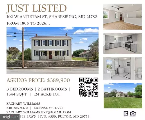 102 W Antietam St, Sharpsburg, MD 21782