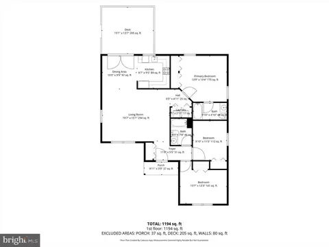 Floorplan - 210 Bradley St, Hebron, MD 21830 photo 1 of 1