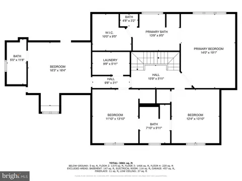 Floorplan - 6957 Amber Fields Ct, Salisbury, MD 21804 photo 2 of 5