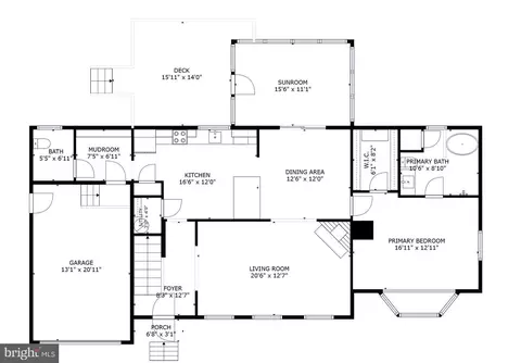 Floorplan - 30827 Ward Rd, Salisbury, MD 21804 photo 1 of 2