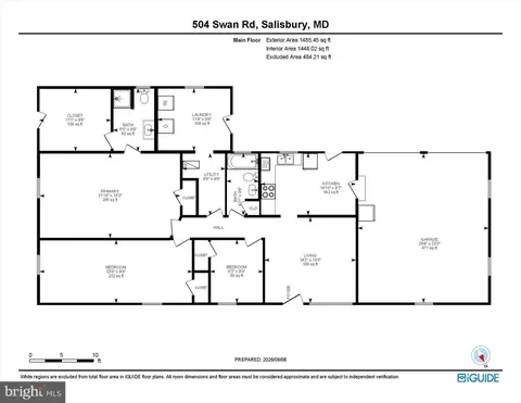 Floorplan - 504 Swan Rd, Salisbury, MD 21801 photo 1 of 1