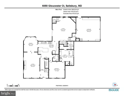 Floorplan - 6050 Gloucester Ct, Salisbury, MD 21801 photo 2 of 6